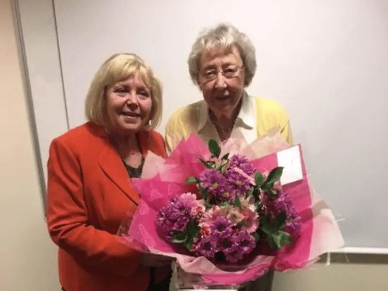 Pam Nock and Janet Pacey