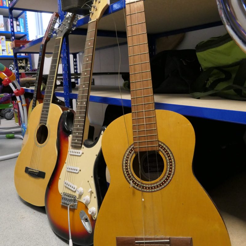 Charity Reuse Shop Guitars