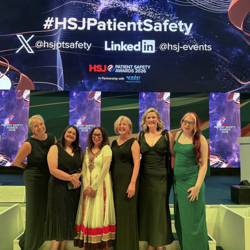 The Cynthia Spencer Hospice team at the HSJ Patient Safety Awards